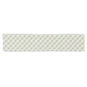 Pink, white and yellow anemones. ショートテーブルランナー (横)