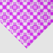 Pink White Checker Argyle Pattern 薄葉紙 (詳細)