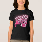 Pink & White Cheer Valentine's Day Shirt  トライブレンドＴシャツ (正面)