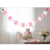 Pink & White Class Of 2026 Graduation Party バンティングフラッグ