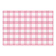 Pink & White Classic Gingham Pattern