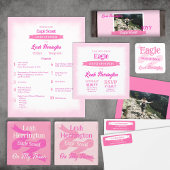 Pink & White Eagle Court of Honor Party 招待状