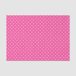 PINK & WHITE EASTER POLKA DOTS 薄葉紙