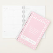 Pink/White Floral Block Quote | Fully Customizable プランナー手帳 (ディスプレー)