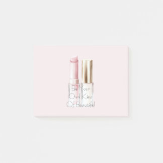 Pink White Lipstick Ivory Nail Polish ポストイット