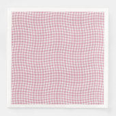 Pink White Plaid Checker Seamless Pattern (正面)