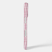 Pink White Plaid Checker Seamless Pattern Case-Mate iPhoneケース (裏面 / 右)
