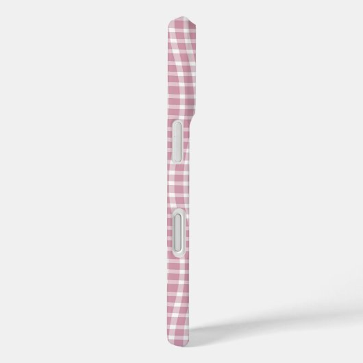 Pink White Plaid Checker Seamless Pattern Case-Mate iPhoneケース (裏面 / 右)