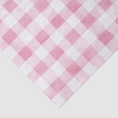 Pink White Plaid Stripes Birthday 薄葉紙 (詳細)