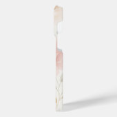 Pink & White Rose Phone Case – Floral Protective  iPhoneケース (左側面)