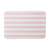 Pink & White Stripe Bathmat  バスマット (正面)