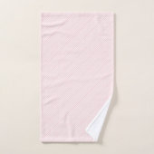 Pink & White Stripe Bathroom Towel Sets バスタオルセット (ハンドタオル)