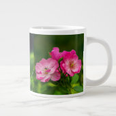 Pink Wild Rose Flowers Photography Design-52654 ジャンボコーヒーマグカップ (右)