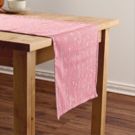 Pink Wildflower Baby Shower Table Runner ショートテーブルランナー