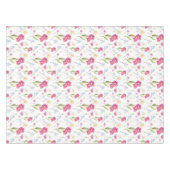 Pink Wildflower Pattern テーブルクロス (正面(横))