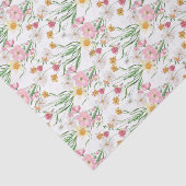 Pink Wildflower Watercolor 薄葉紙 (詳細)