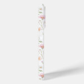 Pink Wildflower Watercolor Monogrammed Case-Mate iPhoneケース (裏面 / 右)