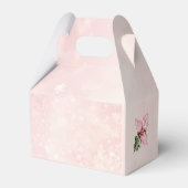 Pink Winter Baby Its Cold Outside Baby Shower フェイバーボックス (裏面サイド)