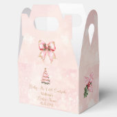 Pink Winter Baby Its Cold Outside Baby Shower フェイバーボックス (オープン)