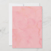 Pink Winter Christmas Cowgirl Birthday Rodeo  招待状 (裏面)