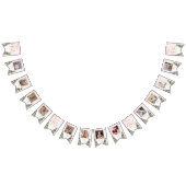 Pink Winter Onederland 1st Birthday Monthly Photo バンティングフラッグ (全)