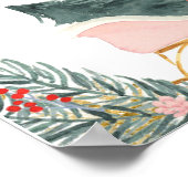 Pink Winter Sleigh Cards and Gifts Poster ポスター (角)