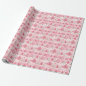 Pink Winter Wonderland Wrapping Paper ラッピングペーパー (アンロールド)