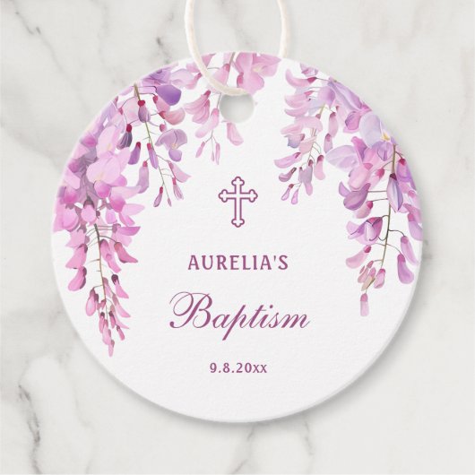 Pink Wisteria Baptism フェイバータグ (正面)