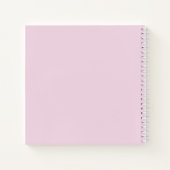 Pink Wisteria Baptism Guest Book ノートブック (裏面)