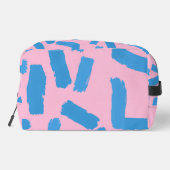 Pink with Blue Brushstroke Pattern  ドップキット (裏面)