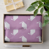 Pink With White Graduation Caps Wrapping Paper 薄葉紙 (ギフト)