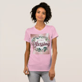 Pink Women's Bella Canvas Slim Fit T-Shirt Tシャツ (正面フル)