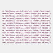 Pink Wreath Christmas Wrapping Paper Set of 3 ラッピングペーパーシート (正面2)