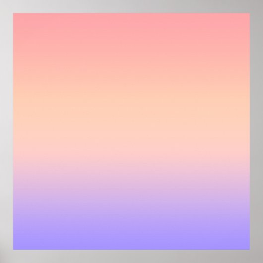 Pink yellow and purple gradient ポスター (正面)