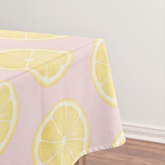 Pink Yellow Lemon  テーブルクロス (インサイチュ)