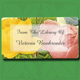 Pink Yellow Rosesラベルカスタムライブラリ ラベル