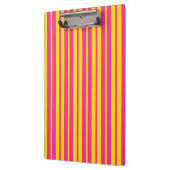 Pink Yellow Stylish Stripes Pattern Design  クリップボード (左)