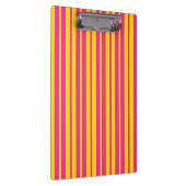 Pink Yellow Stylish Stripes Pattern Design  クリップボード (右)