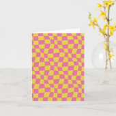 Pink yellow teen y2k photo カード (黄色い花)