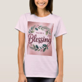 Pink You Are A Blessing T-Shirt Tシャツ (正面)