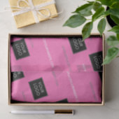 Pink Your Logo Website Business Companyパッケージ 薄葉紙 (ギフト)