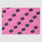 Pink Your Logo Website Business Companyパッケージ 薄葉紙 (正面)