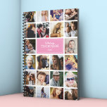 Pink Your Photos Insta Collage 2024 プランナー手帳<br><div class="desc">フォトインスタコラージピンクプランナーは、家族や友人の22枚の写真を掲載し、あなたの名前と年。</div>
