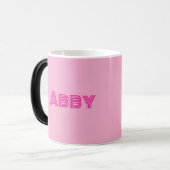 Pink Your Text Morphing Mug モーフィングマグカップ (正面左)