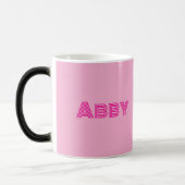 Pink Your Text Morphing Mug モーフィングマグカップ (左)