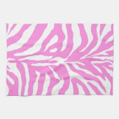 Pink zebra キッチンタオル (横)