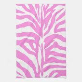 Pink zebra キッチンタオル (縦)