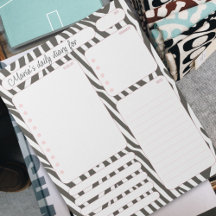 Pink Zebra DailyプランナーノートとTo Doリスト