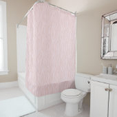 Pink Zebra Pattern Shower Curtain シャワーカーテン (インサイチュ)