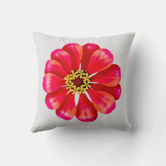 Pink Zinnia クッション (裏面)